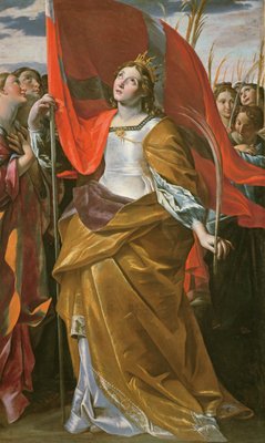 Santa Úrsula e as virgens de Giovanni Lanfranco