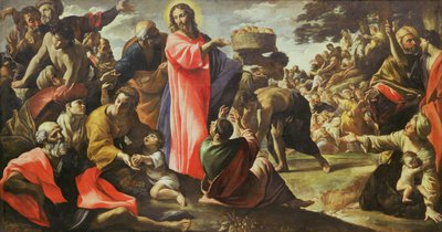 A multiplicação dos pães e peixes, 1620-5 de Giovanni Lanfranco