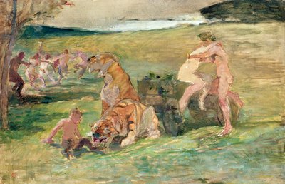 Alegoria, a primavera da vida, 1883 de Henri de Toulouse Lautrec
