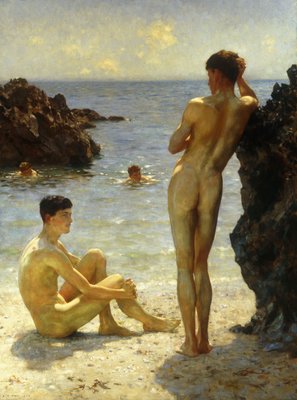 Amantes do Sol, 1923 de Henry Scott Tuke
