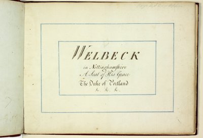 Livro Vermelho: Welbeck de Humphry Repton
