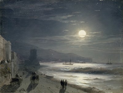 Noite da Lua, 1885 de Ivan Konstantinovich Aivazovsky