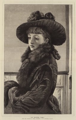 No tempo de inverno de James Jacques Joseph Tissot