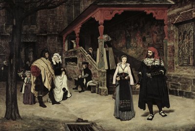 O Encontro de Faust e Marguerite de James Jacques Joseph Tissot