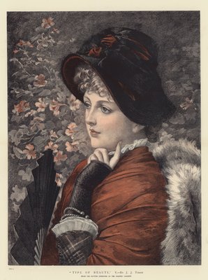 Tipo de Beleza, V (Chromolitho) de James Jacques Joseph Tissot