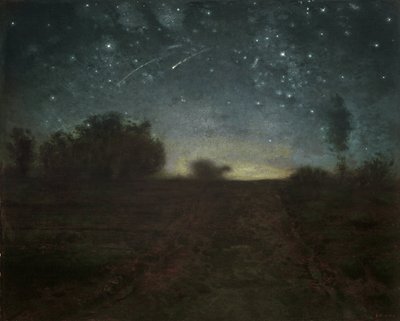 Noite Estrelada, c.1850-65 de Jean Francois Millet