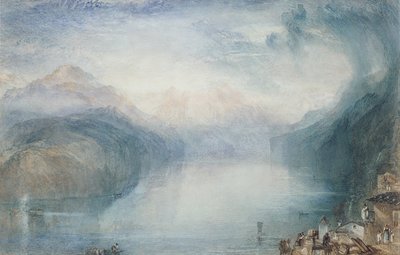 Lago Lucerna: A Baía de Uri de Joseph Mallord William Turner