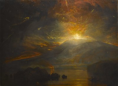 A Erupção das Montanhas Soufriere na Ilha de São Vicente, 30 de abril de 1812, 1815 de Joseph Mallord William Turner