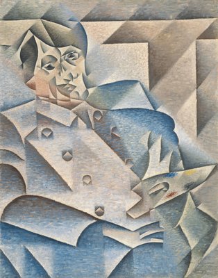 Retrato de pablo picasso de Juan Gris