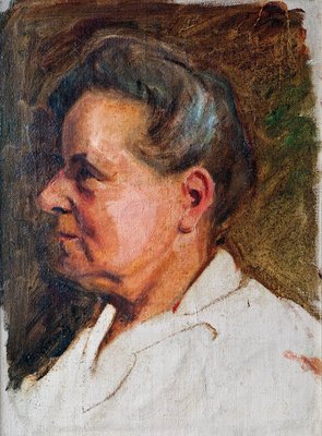 Novo retratoInglês: Retrato de uma mulher de Laszlo Mednyanszky