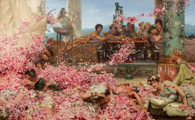 As rosas de Heliogabalus de Lawrence Alma Tadema