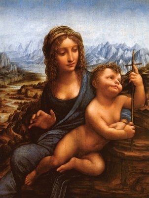 Madonna do Yarnwinder de Leonardo da Vinci