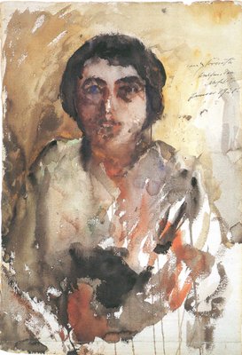 Retrato Charlotte Berend-Corinth de Lovis Corinth