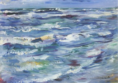 Mar em La Spezian de Lovis Corinth
