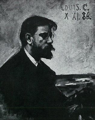 Retrato do pintor Heinrich Fricken de Lovis Corinth