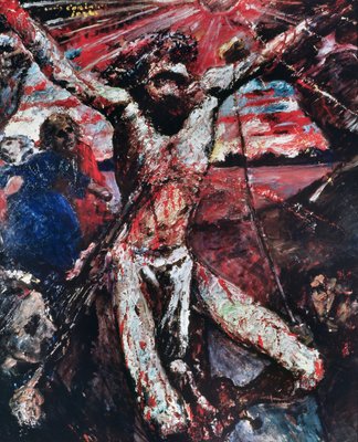 O Cristo Vermelho, 1922 de Lovis Corinth