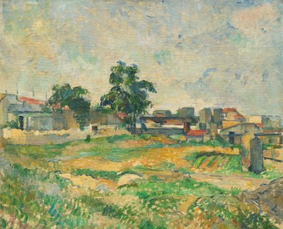 Paisagem perto de Paris, c. 1876 de Paul Cézanne