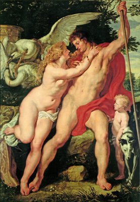 Vênus e Adonis de Peter Paul Rubens