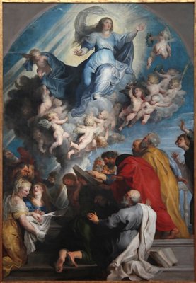 Assunção de Maria de Peter Paul studio of Rubens