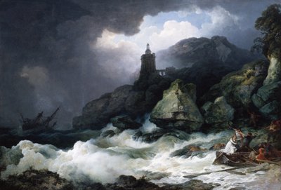 O naufrágio, 1793 de Philippe Jacques de Loutherbourg