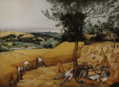 As colheitadeiras de Pieter Bruegel the Elder