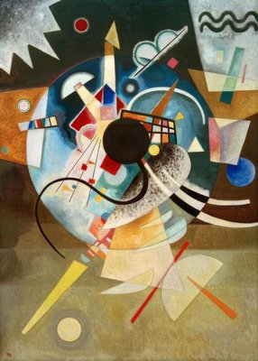Um centro | Wassily Kandinsky | Impressão de arte