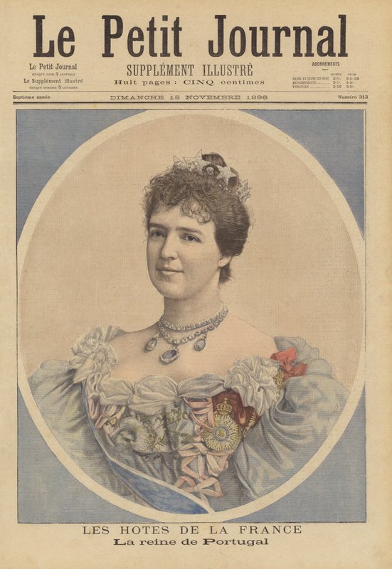 Convidados da França: A Rainha de Portugal de French School