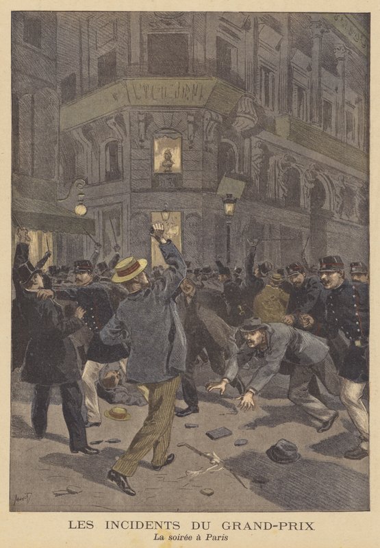 Tumultos em Paris de French School