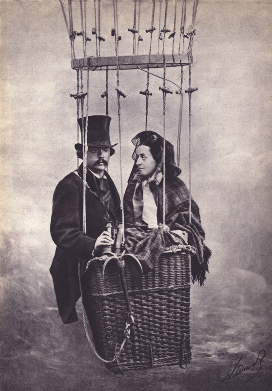 Nadar, fotógrafo e aeronauta francês (fotografia a preto e branco) de (1820 1910) (after) Nadar