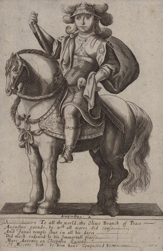 Augusto, Imperador Romano (gravura) de (after) English School