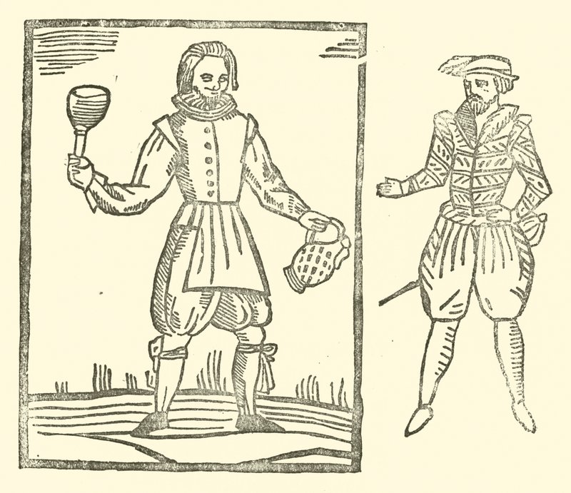 Ilustração para As Baladas Roxburghe (xilogravura) de (after) English School
