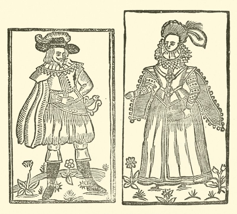 Ilustração para As Baladas Roxburghe (xilogravura) de (after) English School
