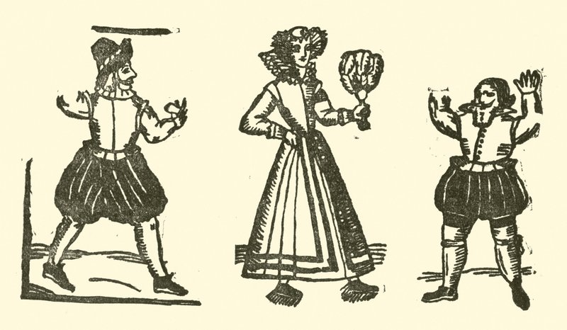 Ilustração para As Baladas Roxburghe (xilogravura) de (after) English School