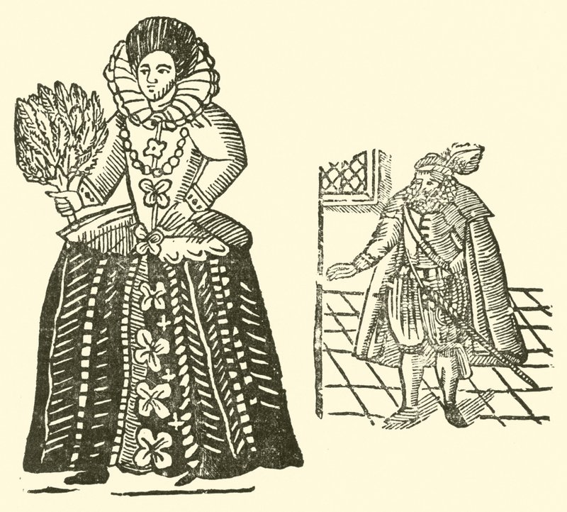 Ilustração para As Baladas Roxburghe (xilogravura) de (after) English School