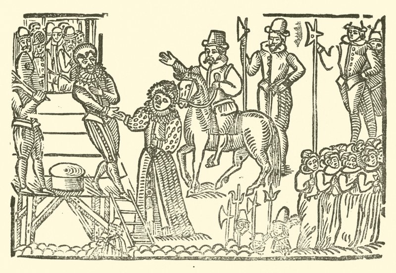 Ilustração para As Baladas Roxburghe (xilogravura) de (after) English School