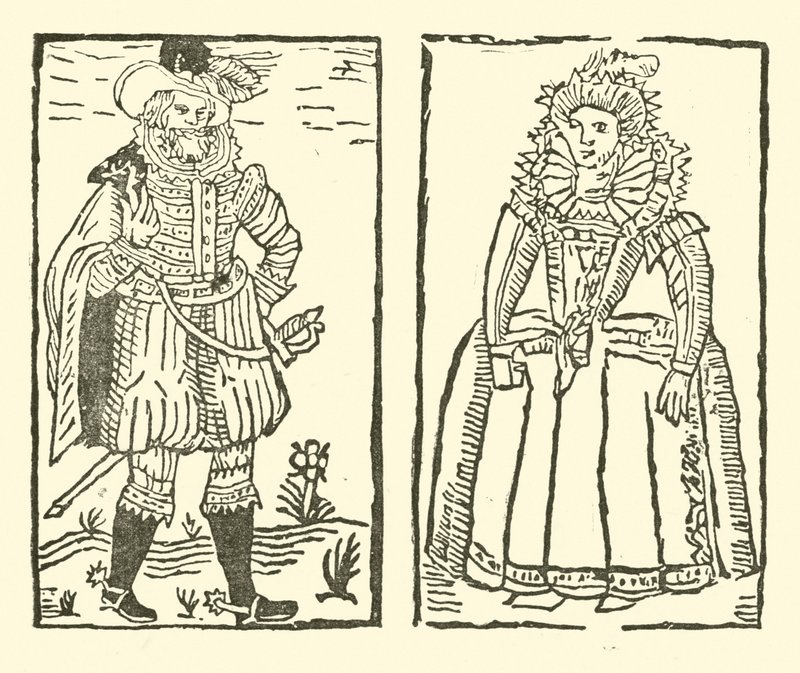 Ilustração para As Baladas Roxburghe (xilogravura) de (after) English School