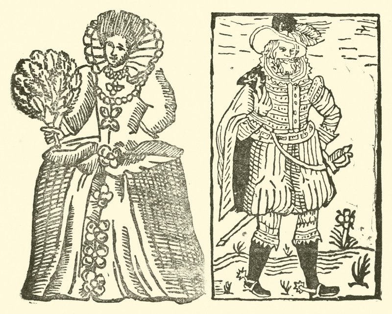 Ilustração para As Baladas Roxburghe (xilogravura) de (after) English School