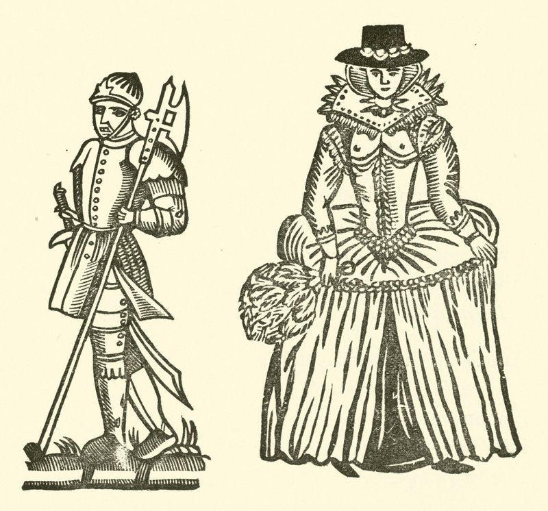 Ilustração para As Baladas Roxburghe (xilogravura) de (after) English School