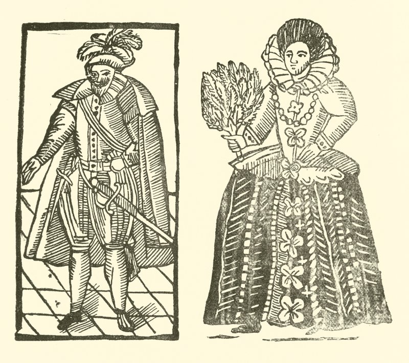 Ilustração para As Baladas Roxburghe (xilogravura) de (after) English School