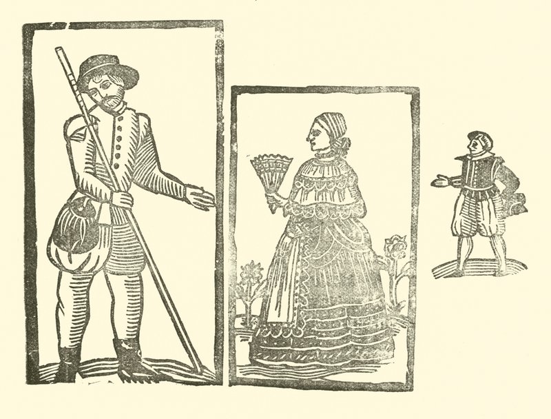 Ilustração para As Baladas Roxburghe (xilogravura) de (after) English School