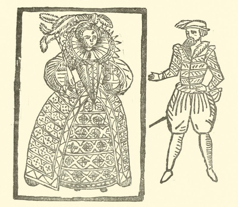 Ilustração para As Baladas Roxburghe (xilogravura) de (after) English School