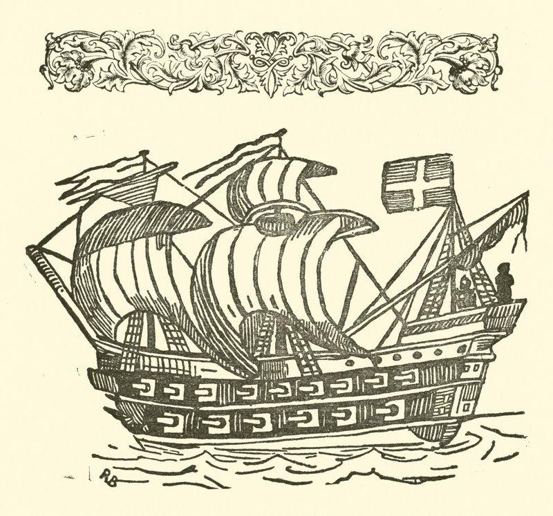 Ilustração para As Baladas Roxburghe (xilogravura) de (after) English School
