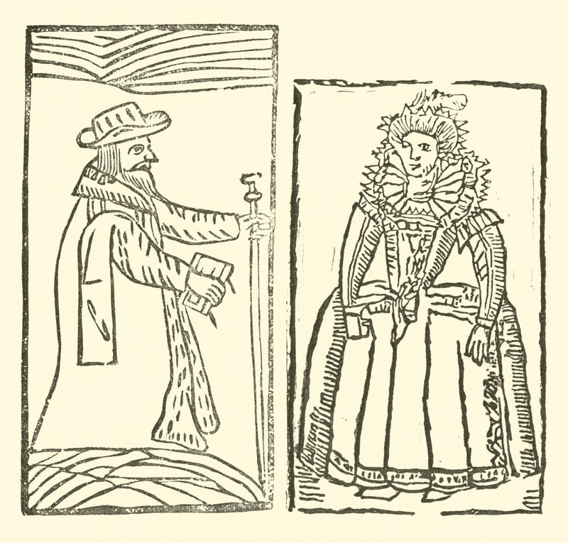 Ilustração para As Baladas Roxburghe (xilogravura) de (after) English School