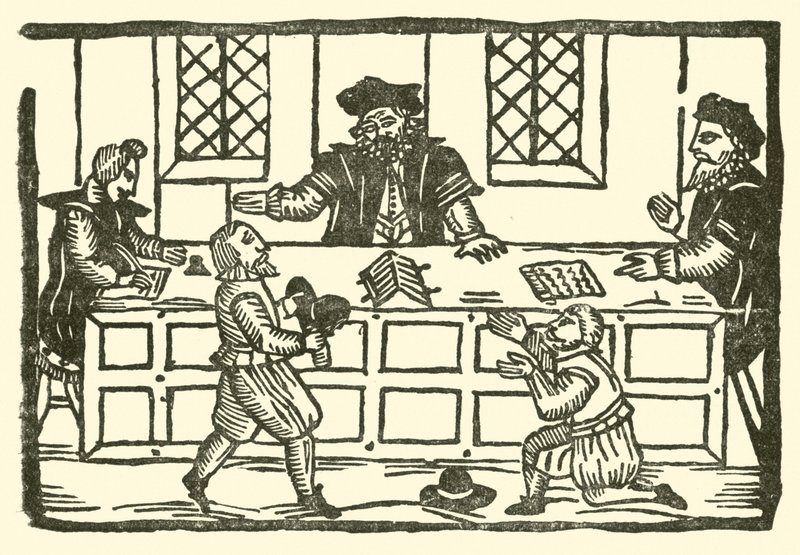 Ilustração para As Baladas Roxburghe (xilogravura) de (after) English School