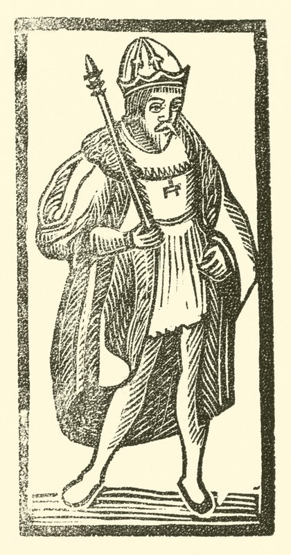 Ilustração para As Baladas Roxburghe (xilogravura) de (after) English School