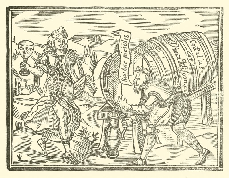 Ilustração para As Baladas Roxburghe (xilogravura) de (after) English School