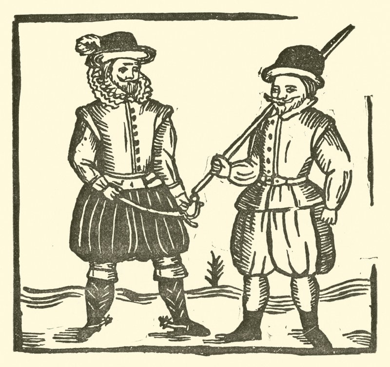 Ilustração para As Baladas Roxburghe (xilogravura) de (after) English School