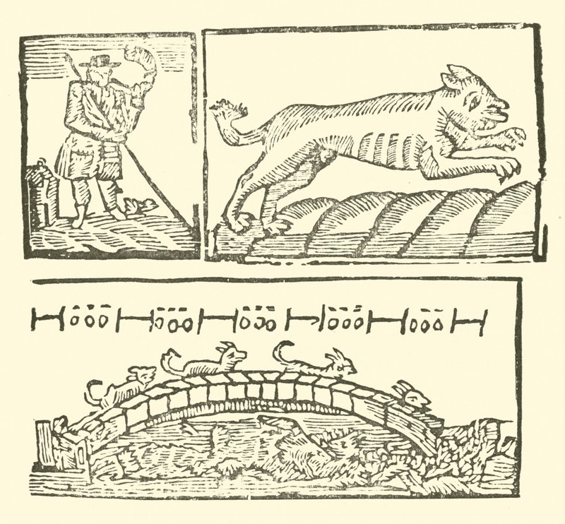 Ilustração para As Baladas Roxburghe (xilogravura) de (after) English School