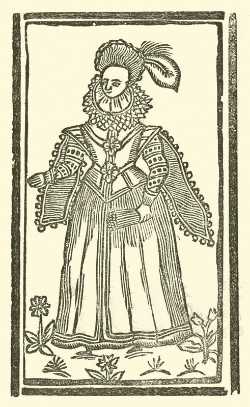 Ilustração para As Baladas Roxburghe (xilogravura) de (after) English School