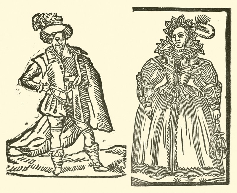 Ilustração para As Baladas Roxburghe (xilogravura) de (after) English School